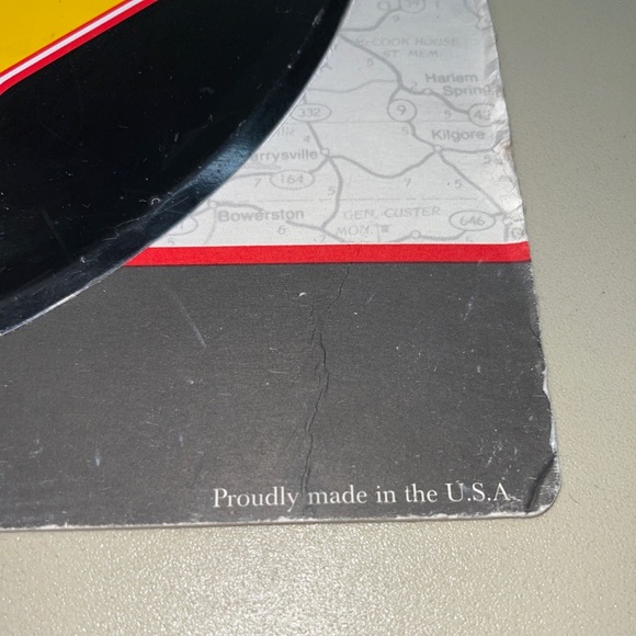 Shell Premium Gasoline Vtg Design Circle Sign New W/original Display Cardboard - Picture 3 of 9